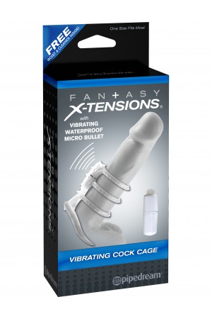 Fantasy X-Tensions Vibrating Cock Cage