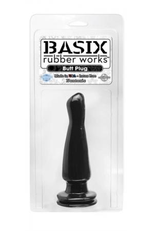 Basix Rubber Works - Butt Plug - Black