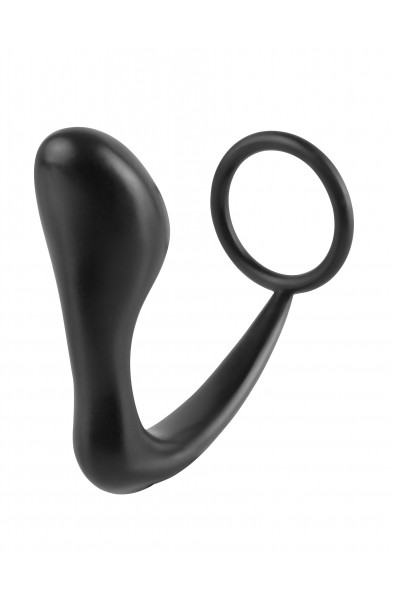 Anal Fantasy Collection Ass Gasm Cockring Plug - Black