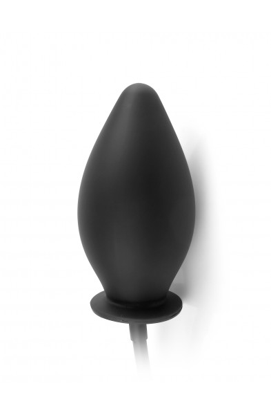 Anal Fantasy Collection Inflatable Silicone Plug - Black