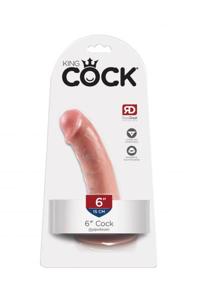 King Cock 6-Inch Cock - Flesh
