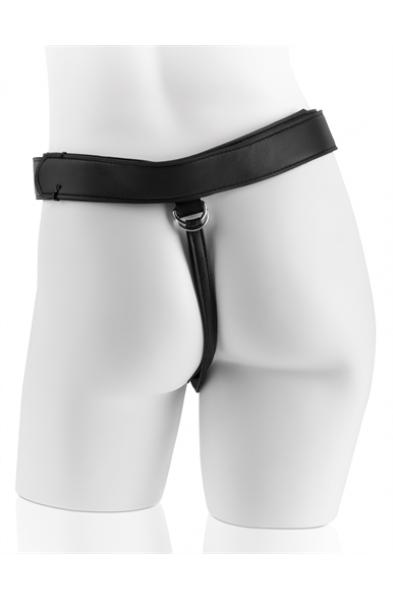 King Cock Strap on Harness With 8 Inch Cock - Brown