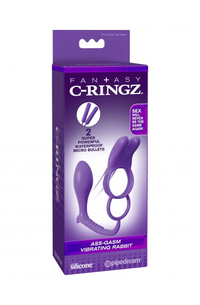 Fantasy C Ringz Ass Gasm Vibrating Rabbit