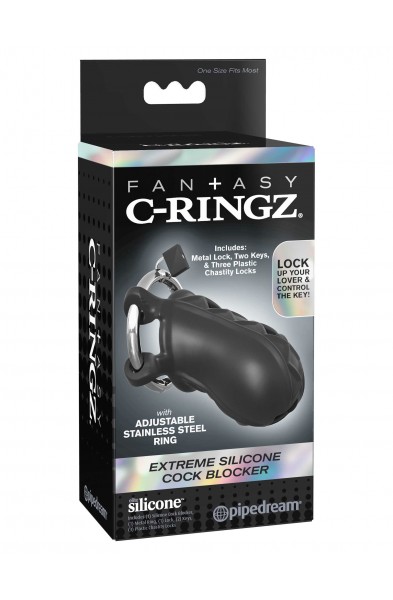 Fantasy C-Ringz Extreme Silicone Cock Blocker