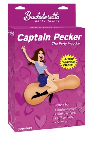 Bachelorette Party Favors - Captain Pecker the Inflatable Party Pecker