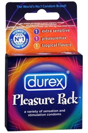 Durex Pleasure Pack - 3 Pack