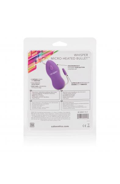 Whisper Micro Heated Bullet - Purple