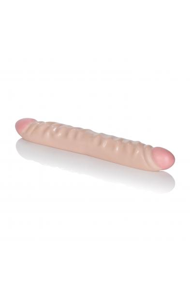 Ivory Duo 12 Inches Veined Double Dong