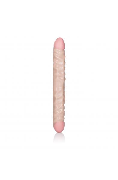 Ivory Duo 12 Inches Veined Double Dong