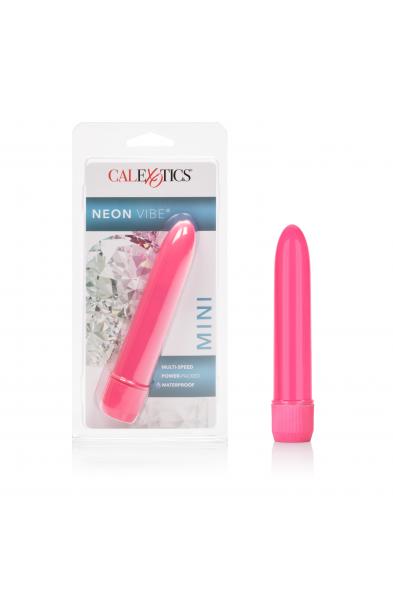 Mini Neon Vibe Multi-Speed Vibe 4.5 Inches - Pink