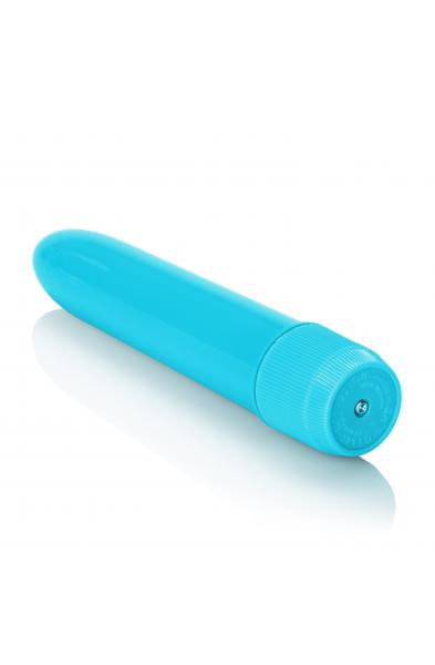 Mini Neon Multi-Speed Vibe 4.5 Inches - Blue