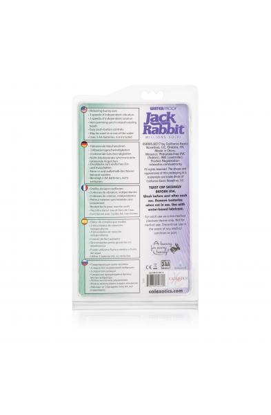 Waterproof Jack Rabbit 5 Rows - Purple