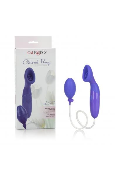 Waterproof Silicone Clitoral Pump - Purple