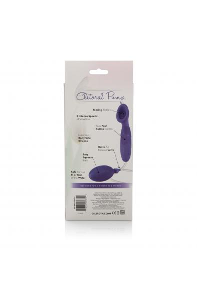 Waterproof Silicone Clitoral Pump - Purple