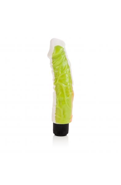 Funky Jelly Vibe 8 Inches - Orange/green