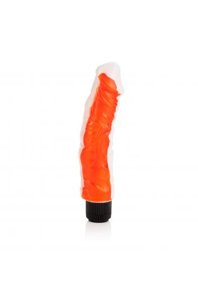 Funky Jelly Vibe 8 Inches - Orange/green