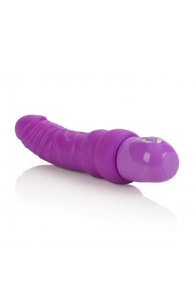 Waterproof Power Stud Curvy Dong - Purple