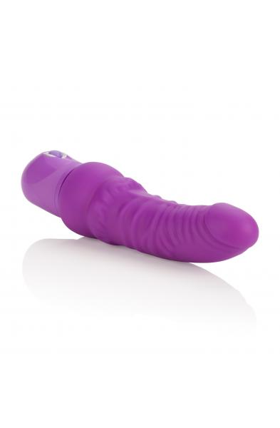 Waterproof Power Stud Curvy Dong - Purple