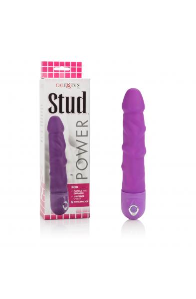 Waterproof Power Stud Rod Dong - Purple