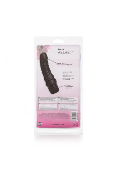 Black Velvet 6.25 Inches Veined Dong