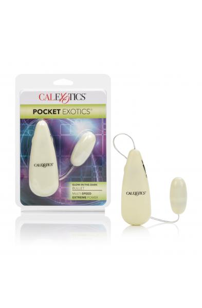 Glow-in-the-Dark Pocket Exotics Vibrating Glowing Bullet