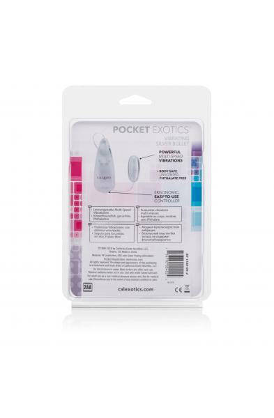 Pocket Exotics Vibrating Silver Bullet