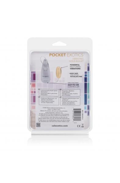 Pocket Exotics Vibrating Gold Bullet