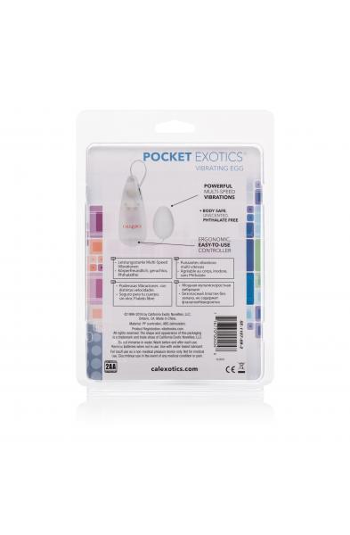 Pocket Exotics Vibrating Ivory Egg