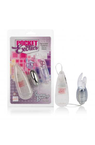 Pocket Exotics Snow Bunny Bullet - Clear