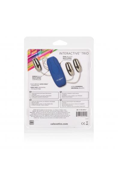 Interactive Trio Bullets - Silver