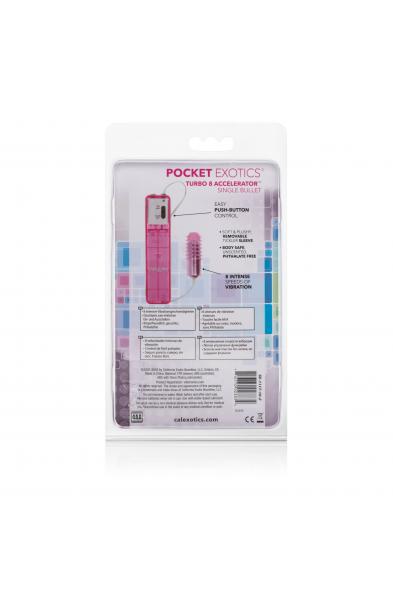 Turbo 8 Accelerator Bullet - Pink