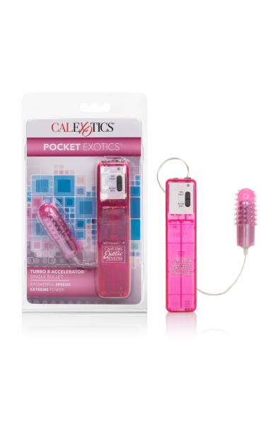 Turbo 8 Accelerator Bullet - Pink
