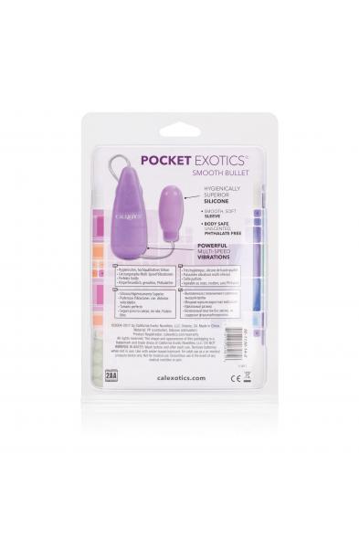 Silicone Slims Vibrating Smooth Bullet - Purple