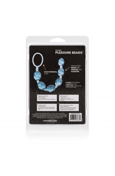 Swirl Pleasure Beads - Blue