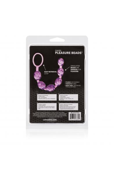 Swirl Pleasure Beads - Purple