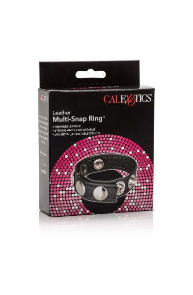 Leather Multi-Snap Ring