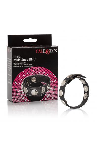 Leather Multi-Snap Ring