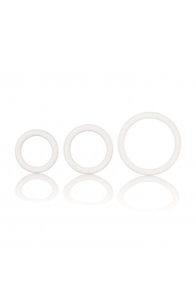 Rubber Ring 3 Piece Set - White