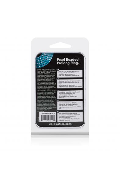 Pearl Beade Prolong Rings - Smoke