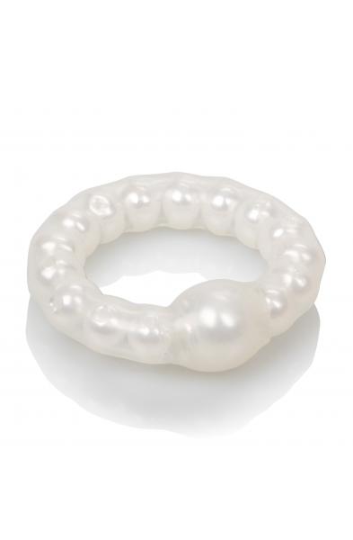 Pearl Beaded Prolong Rings - White