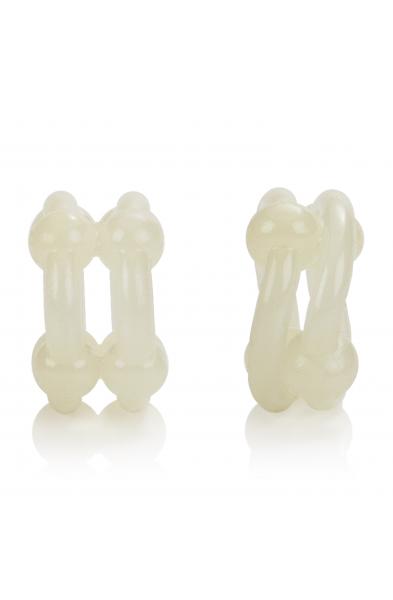 Island Rings Double Stacker - Glow-in-the-Dark