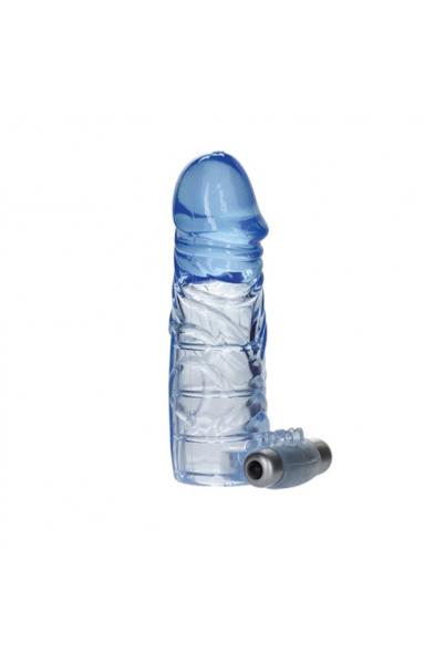 Up Extended It Up Vibrating Extension  Sleeve - Blue
