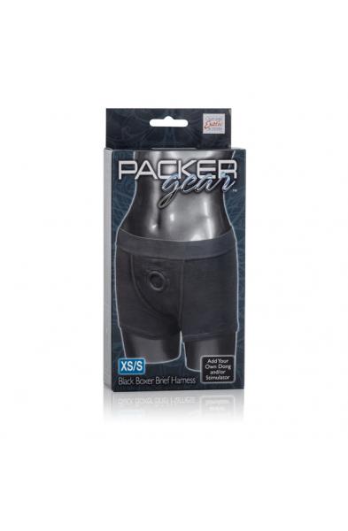 Packer Gear Boxer Brief Harness - Extra Small/small - Black
