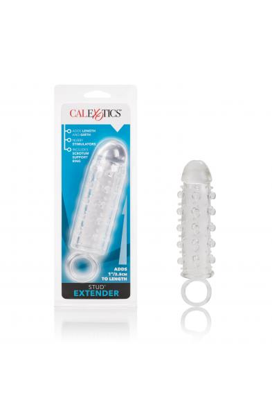 Stud Extender Clear With Supporting Ring