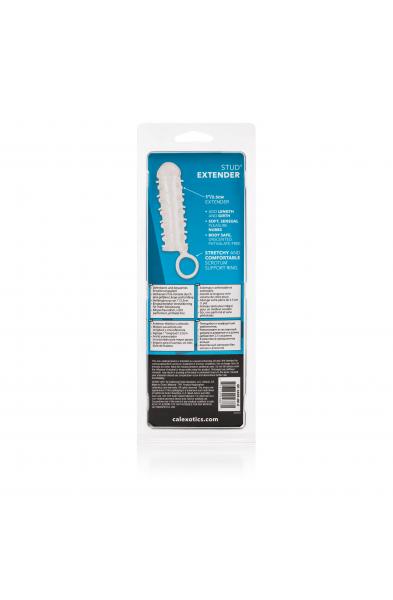 Stud Extender Clear With Supporting Ring