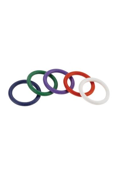 Rubber C-Ring Set - 1.25 Inches - Rainbow