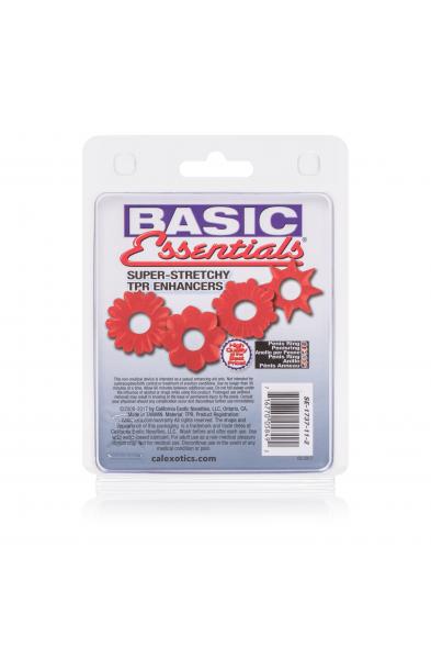 Basic Essentials 4 Pack - Red
