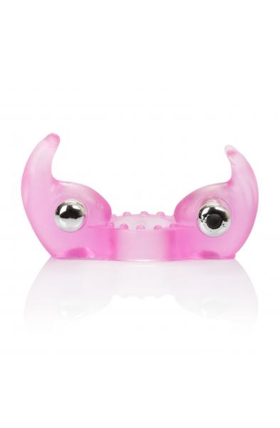 Silicone Triple Orgasm Erection Enhancer - Pink