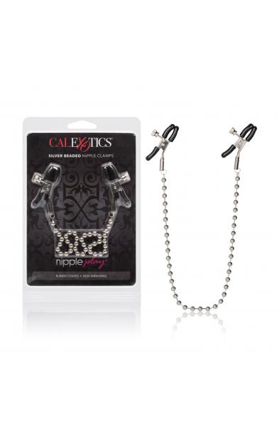 Silver Beaded Nipple Clamps