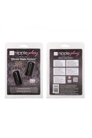 Nipple Play Silicone Nipple Suckers - Black